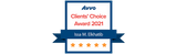 avvo clients' choice award 2021 - issa m. elkhatib