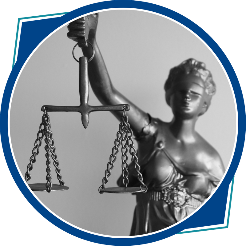 lady justice holding scales statue